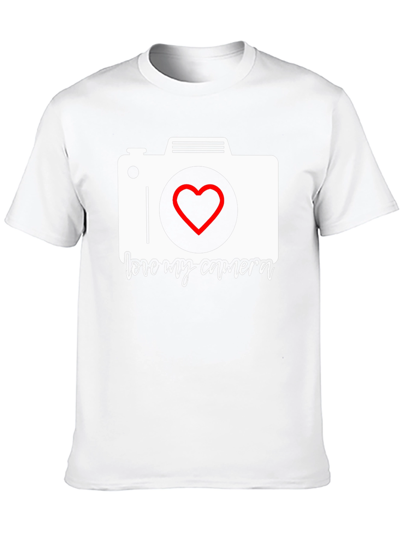 Love My Camera Graphic T-Shirt - Photographer Gift