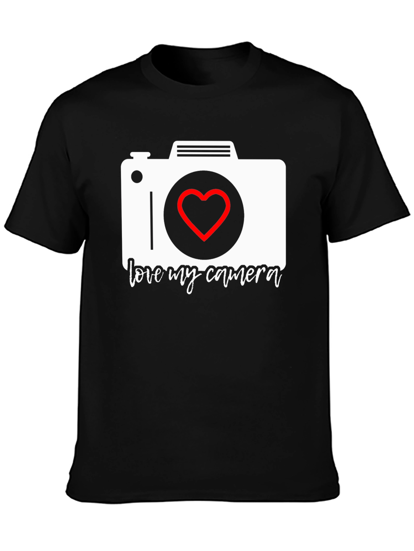 Love My Camera Graphic T-Shirt - Photographer Gift