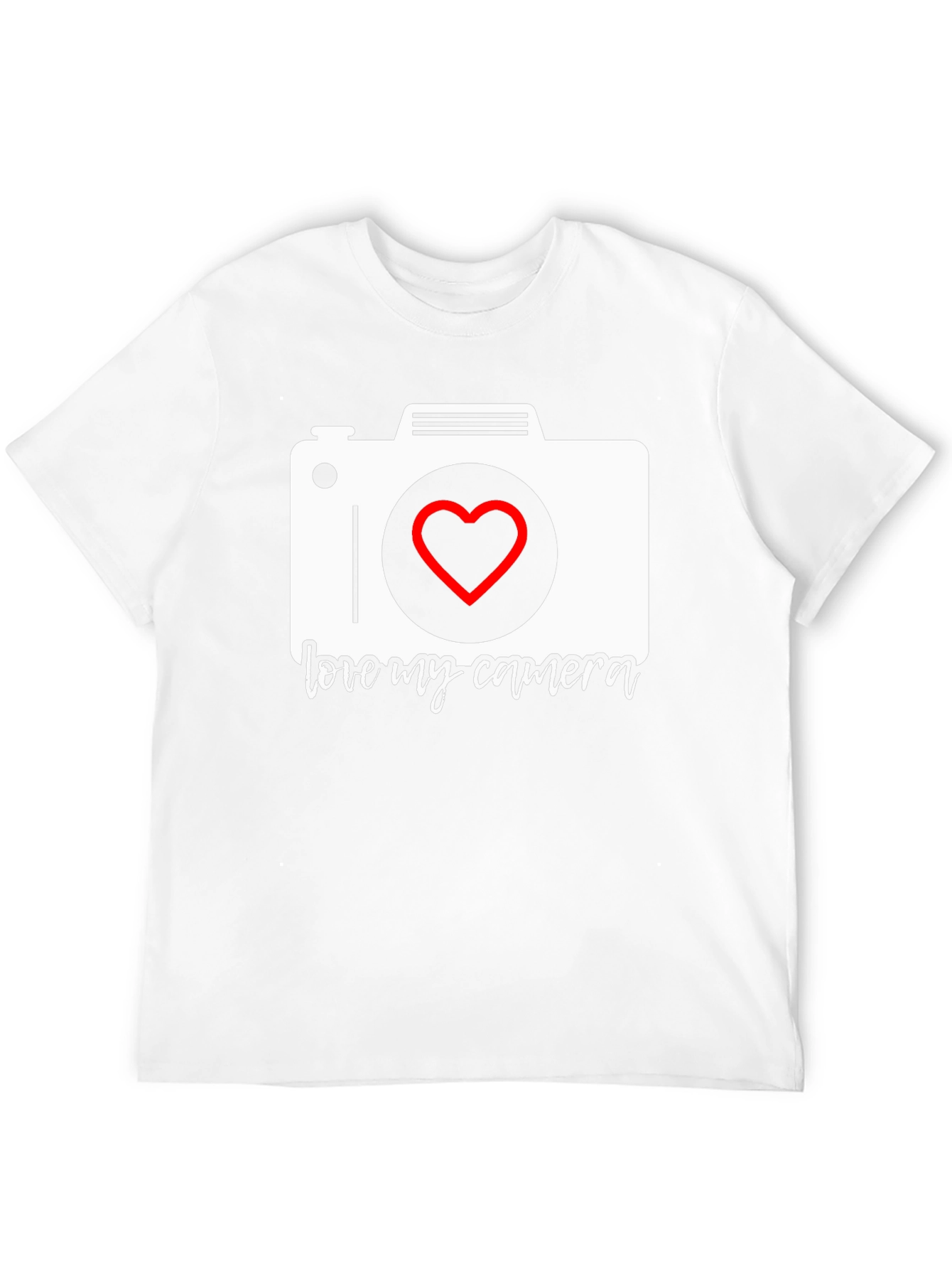 Love My Camera Graphic T-Shirt - Photographer Gift