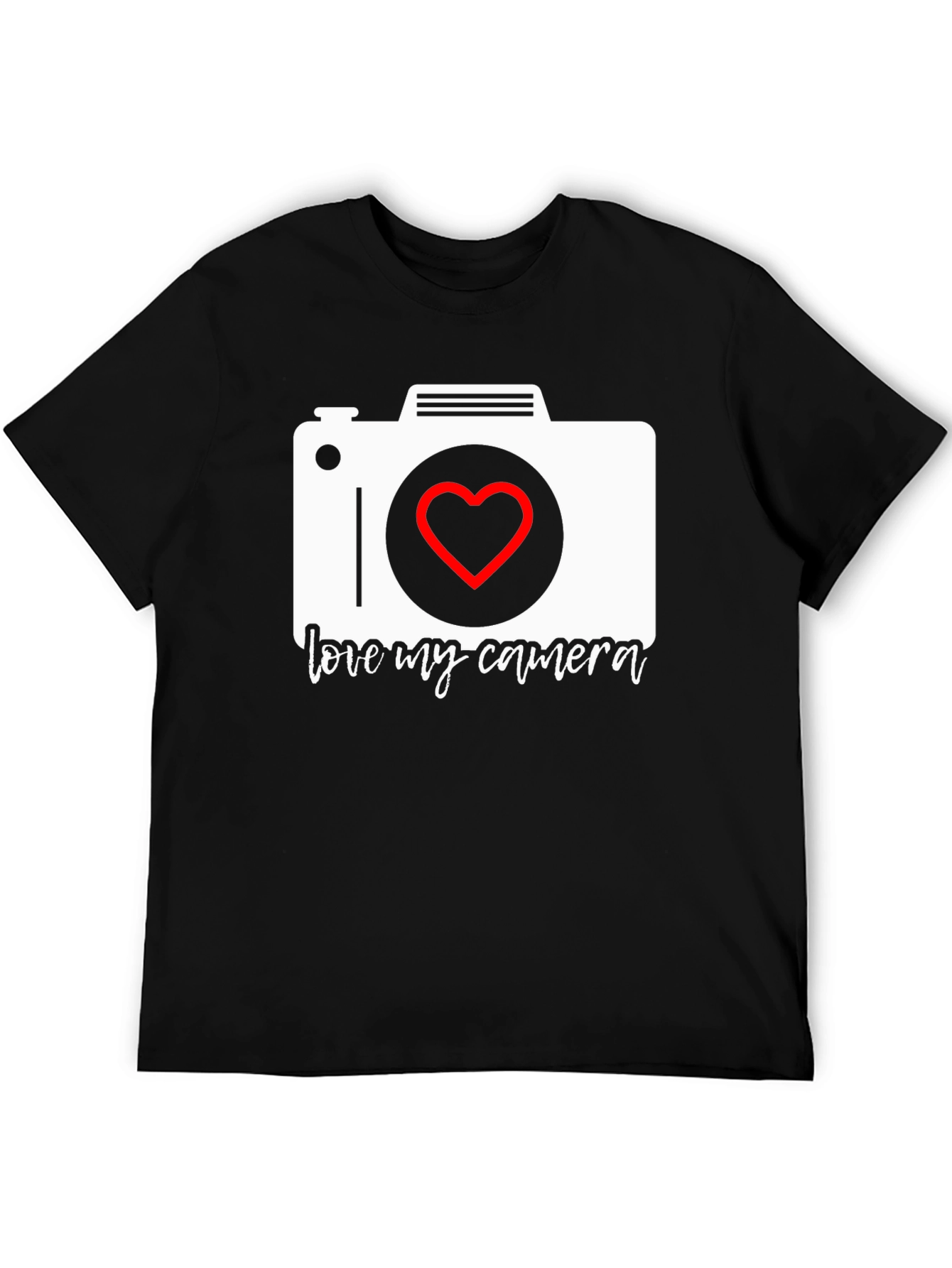 Love My Camera Graphic T-Shirt - Photographer Gift