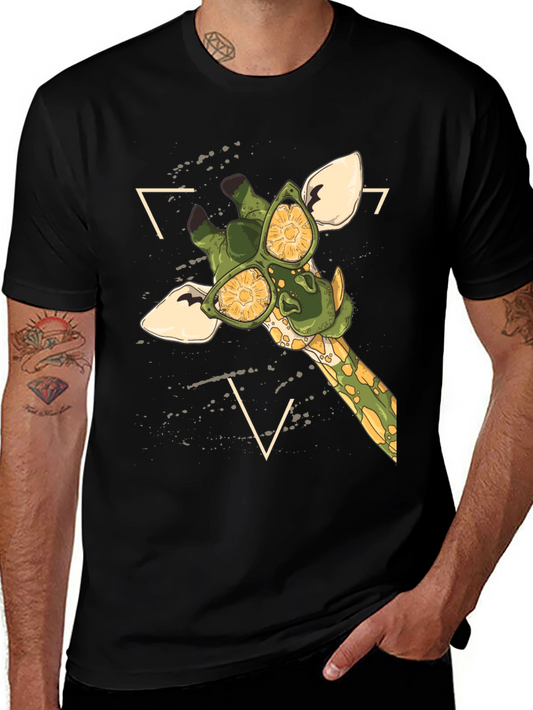 Cool Giraffe Graphic T-Shirt