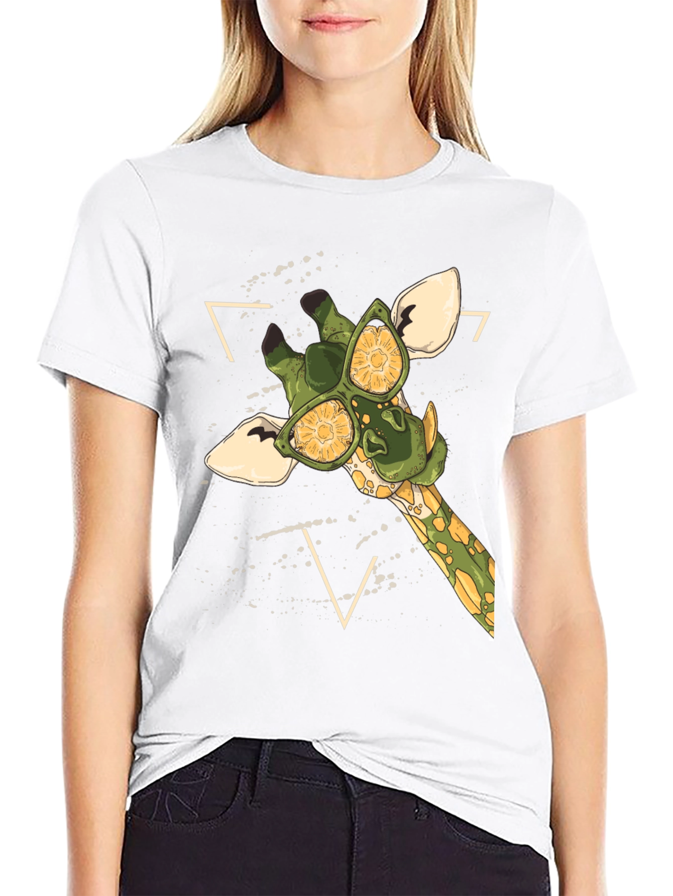 Cool Giraffe Graphic T-Shirt