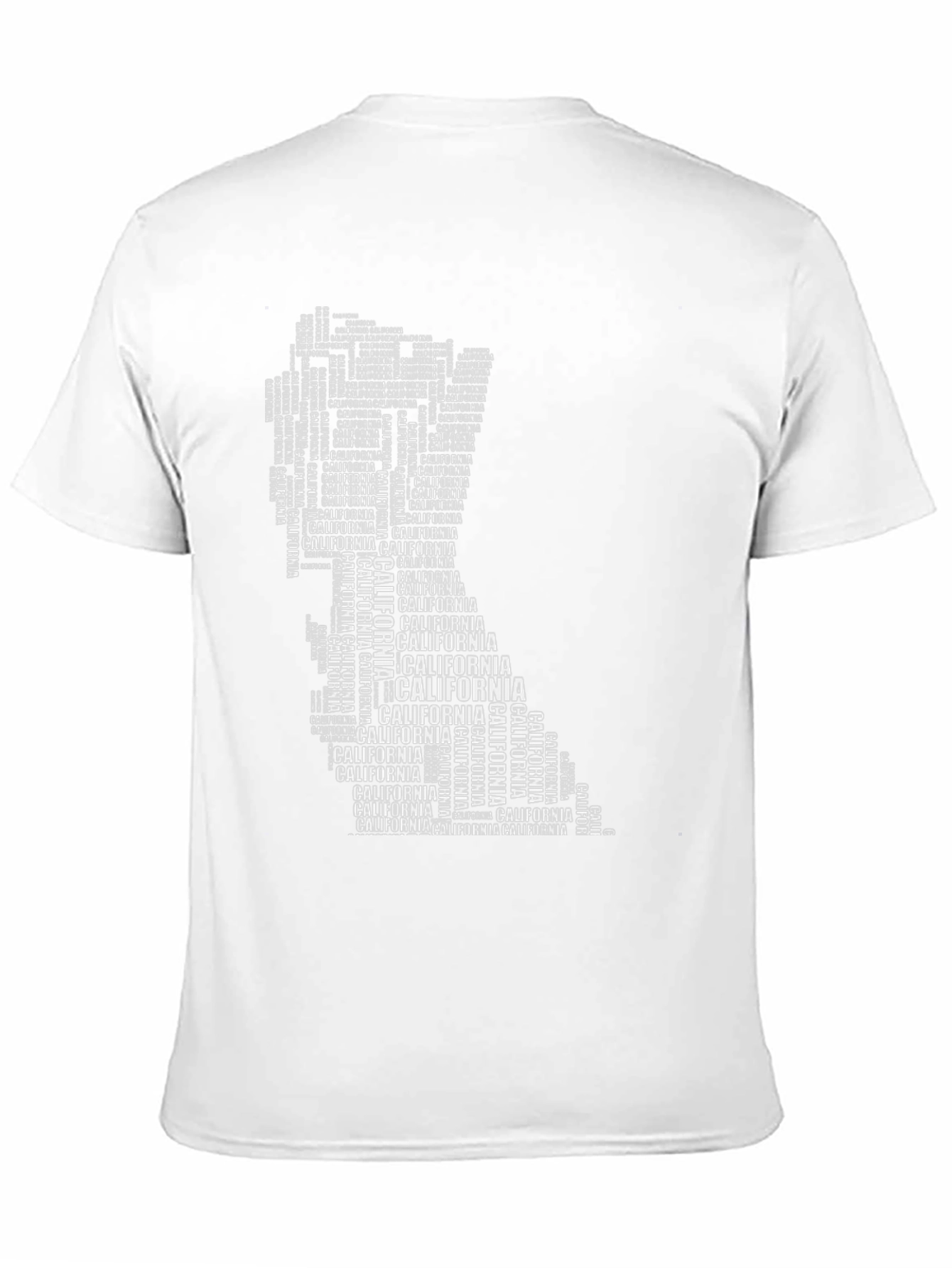 California State Typography T-Shirt - Black