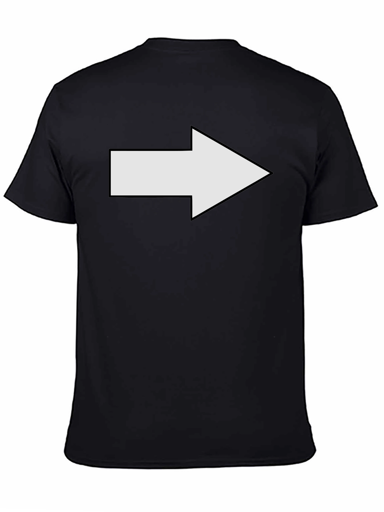 Right Arrow Graphic T-Shirt - Bold Design