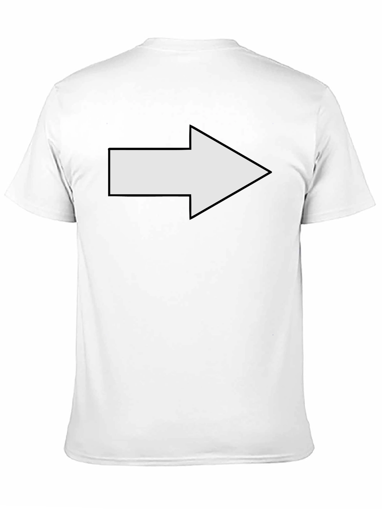 Right Arrow Graphic T-Shirt - Bold Design