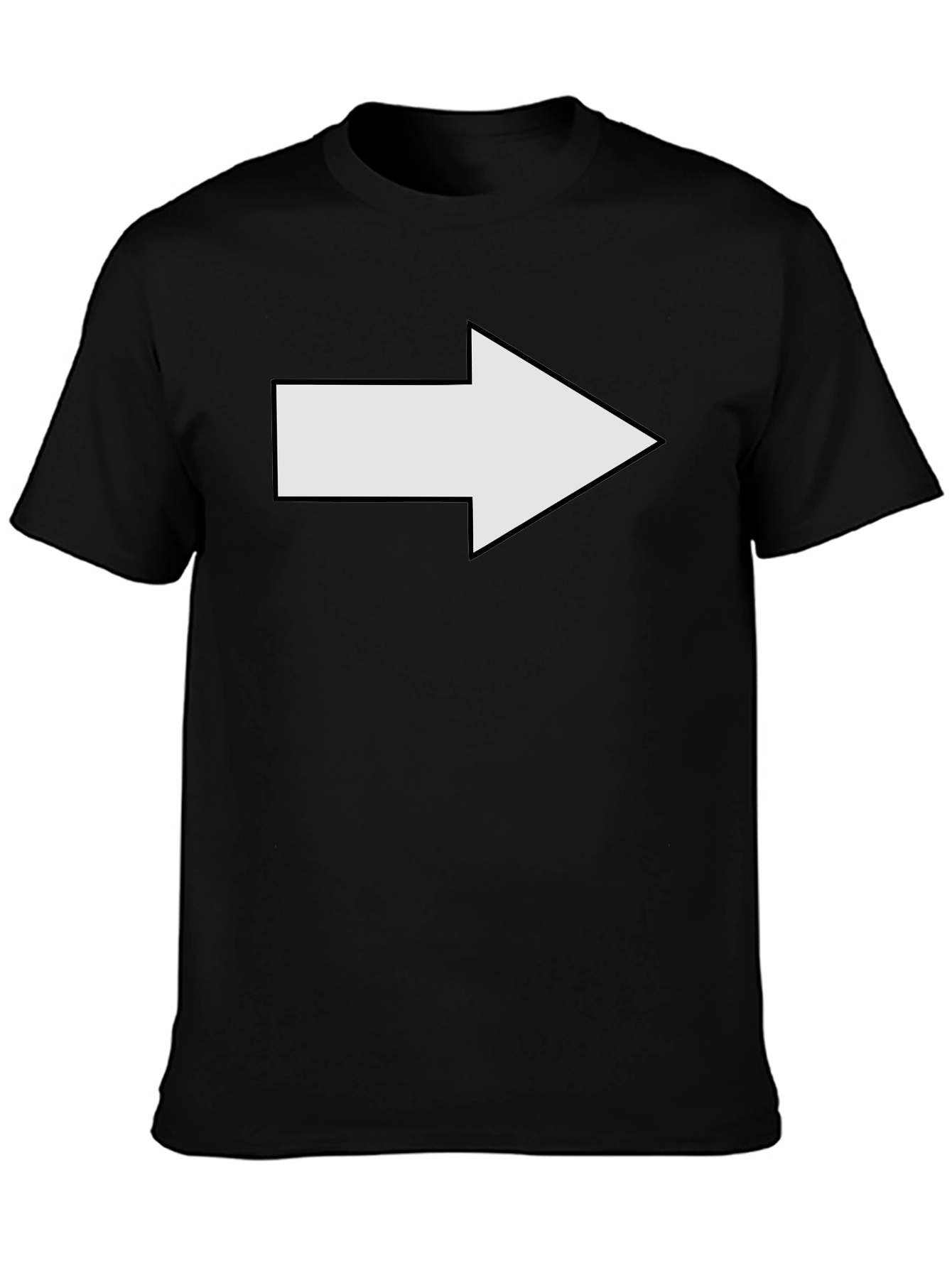 Right Arrow Graphic T-Shirt - Bold Design
