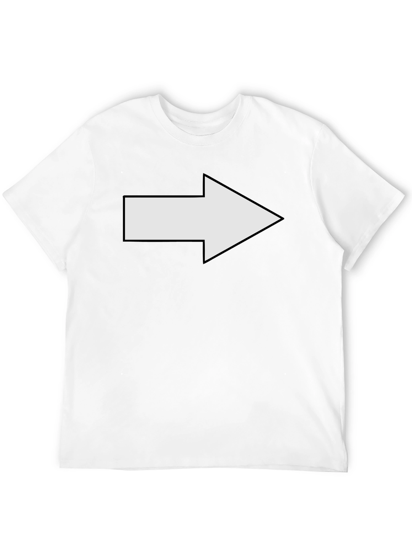 Right Arrow Graphic T-Shirt - Bold Design