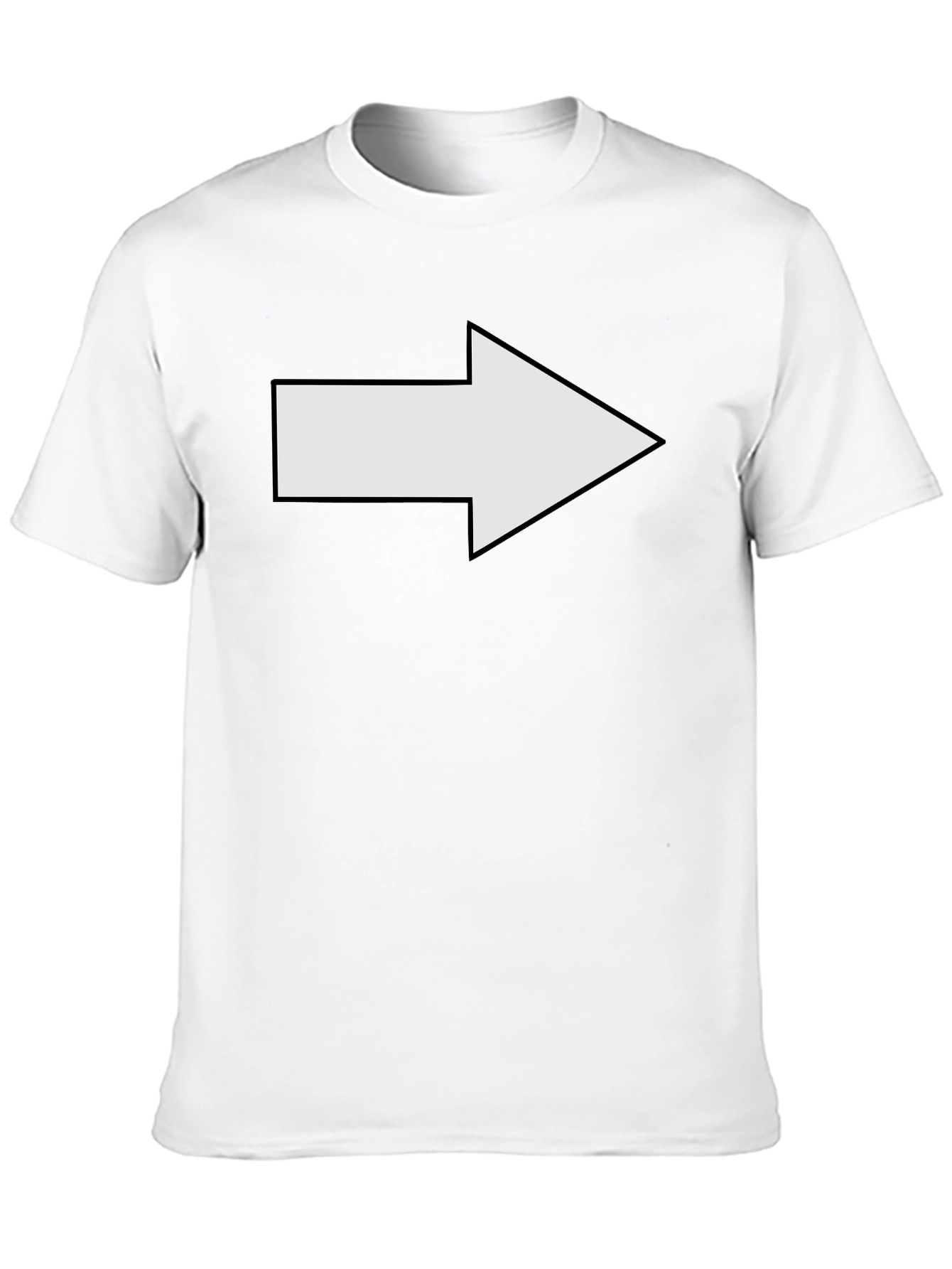 Right Arrow Graphic T-Shirt - Bold Design