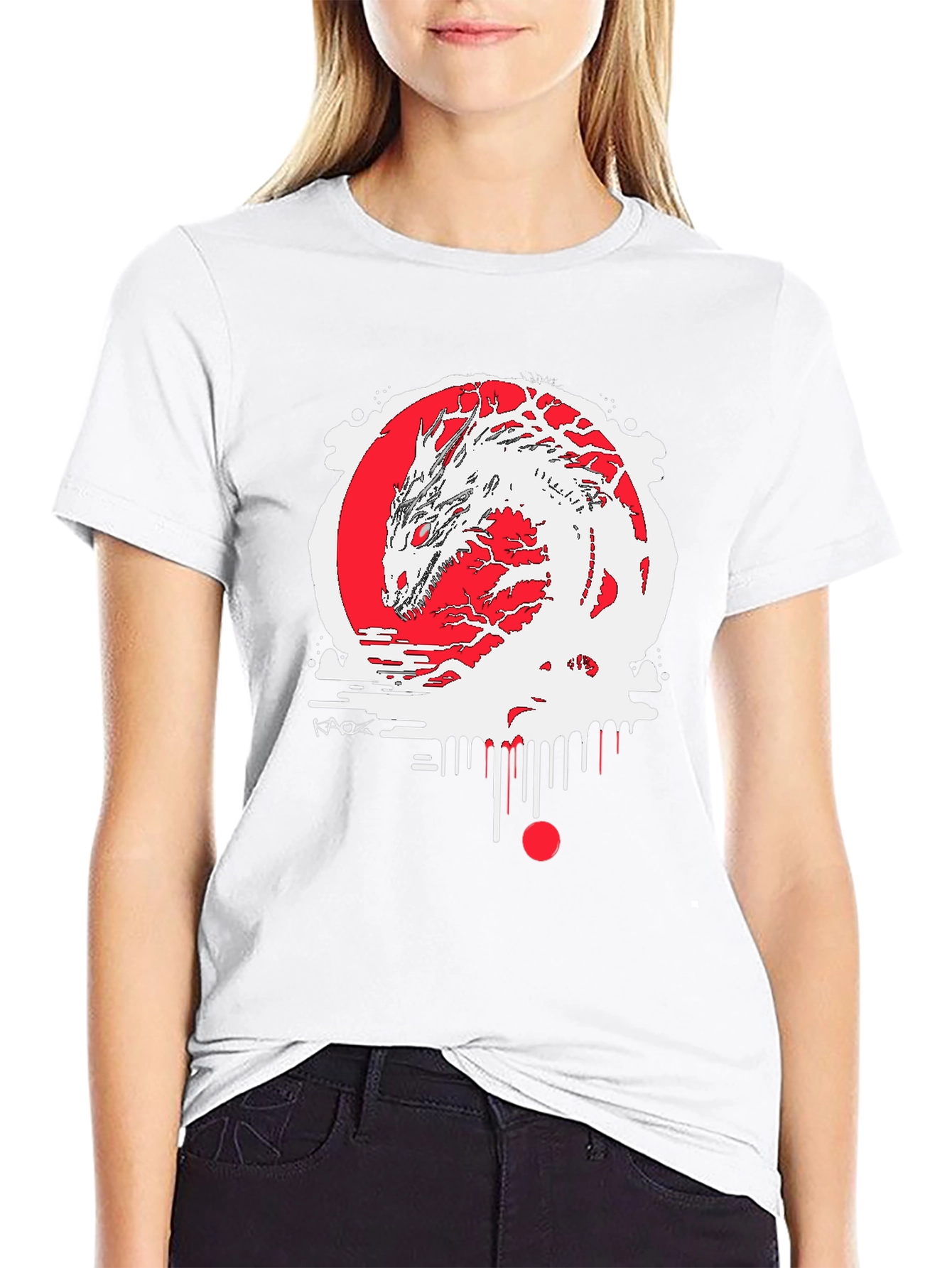 Dragon Graphic Black Tee - Urban Style
