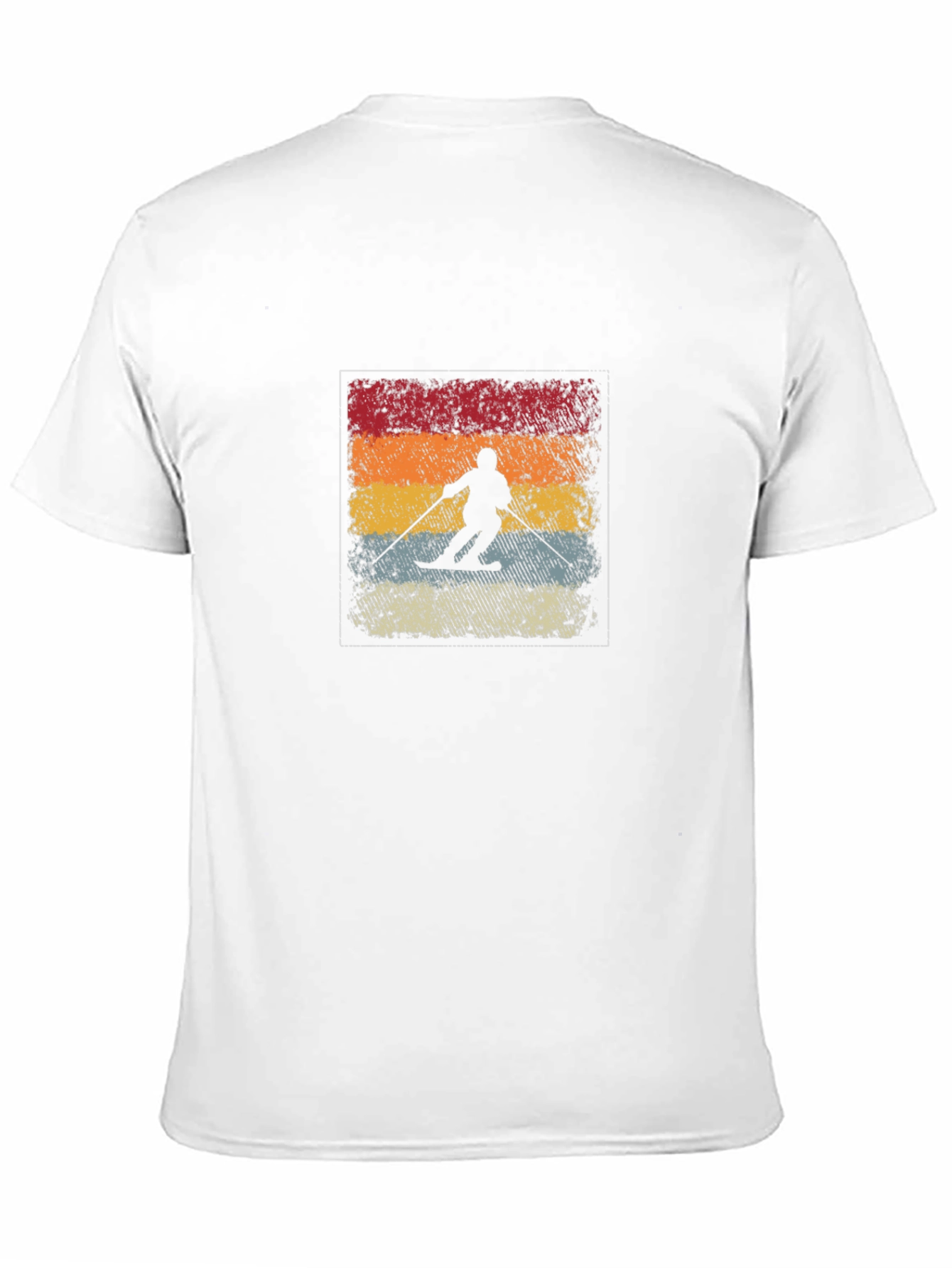 Retro Ski Silhouette Graphic Tee