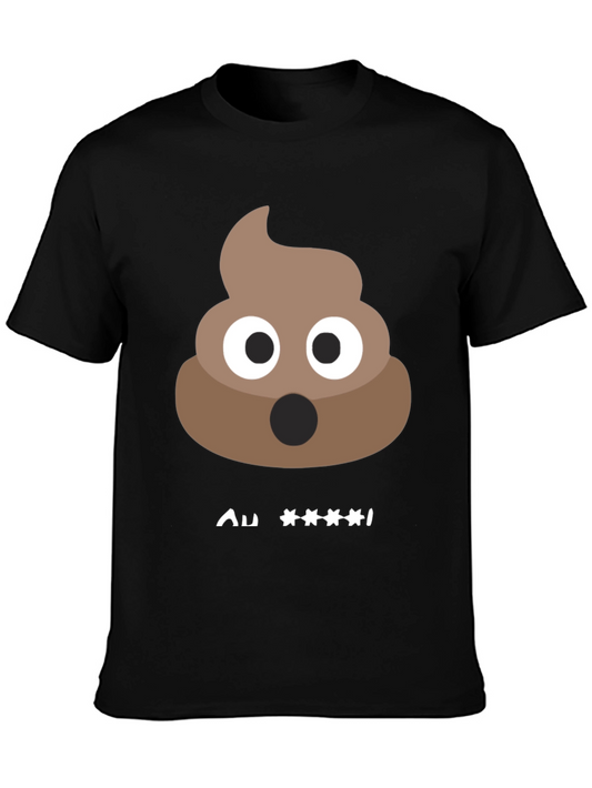 Funny Poop Emoji T-Shirt - Adult Humor Novelty Tee