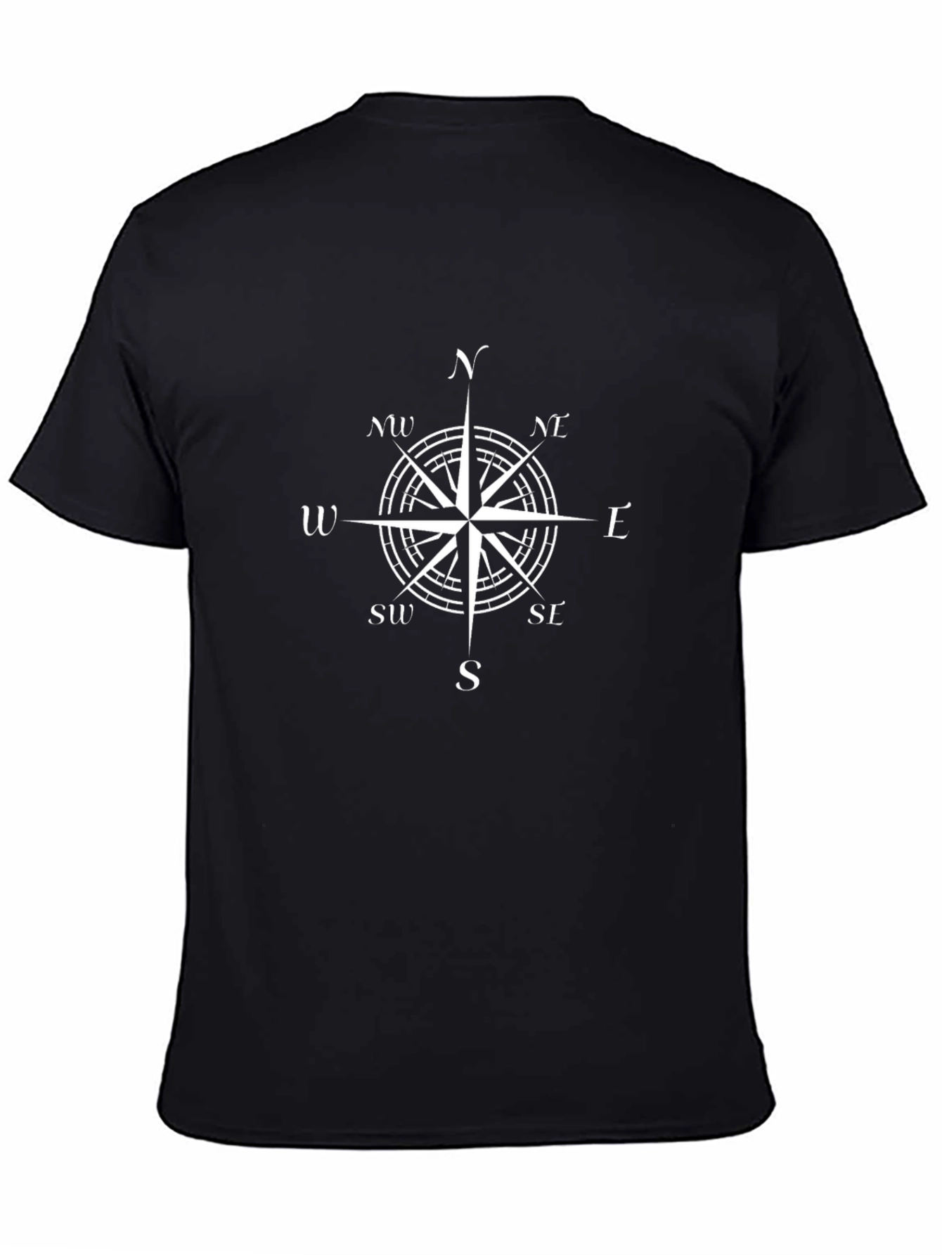 Compass Rose Graphic T-Shirt - Stylish & Versatile