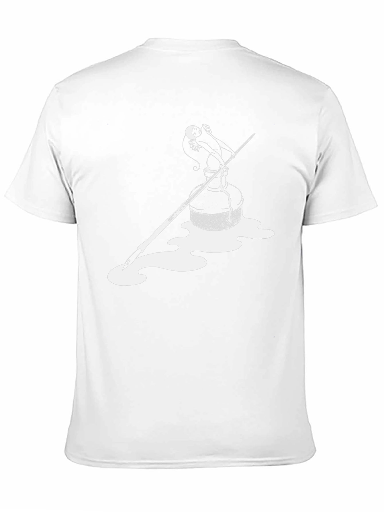 Artistic Inkwell Graphic Tee - Black