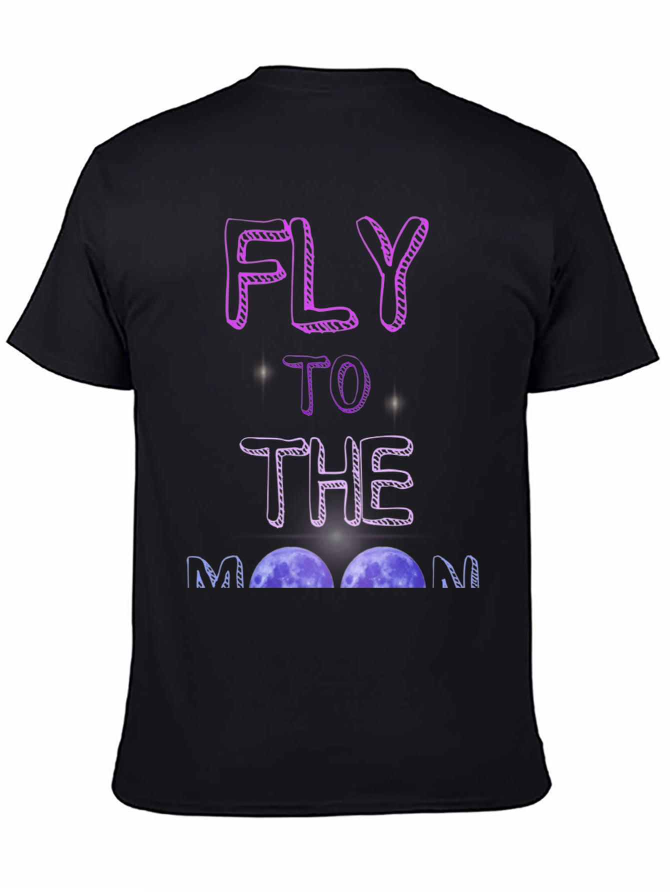 Fly to the Moon Graphic T-Shirt