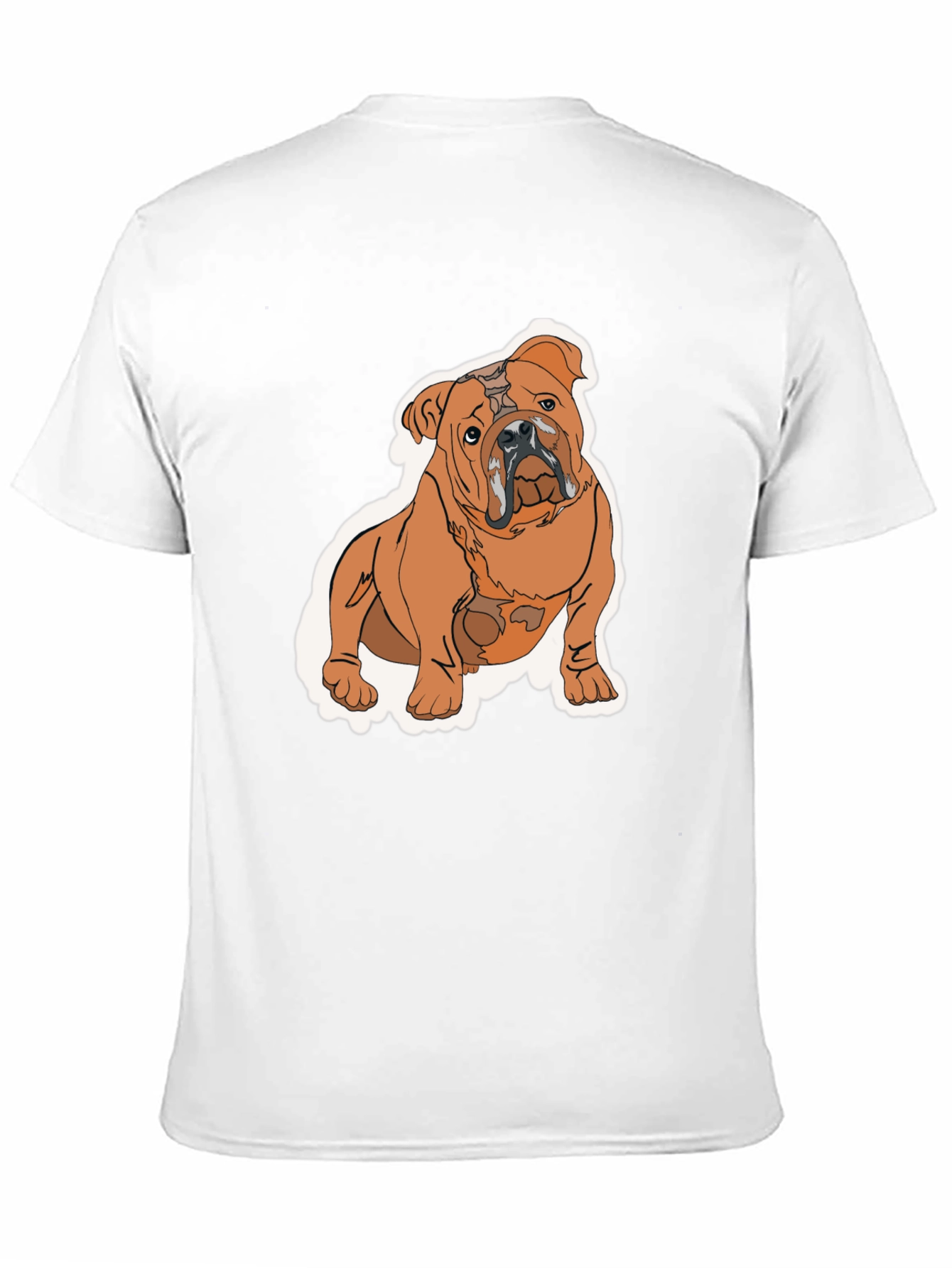 Bulldog Graphic T-Shirt - Black