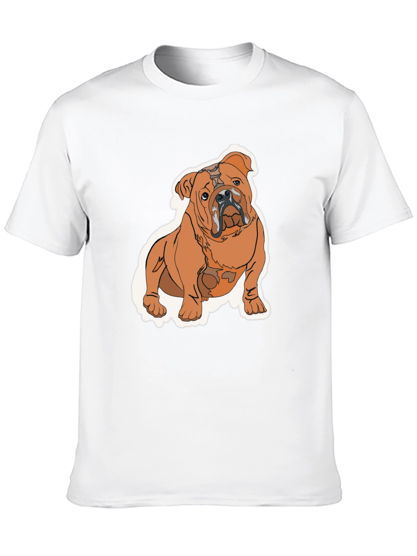 Bulldog Graphic T-Shirt - Black