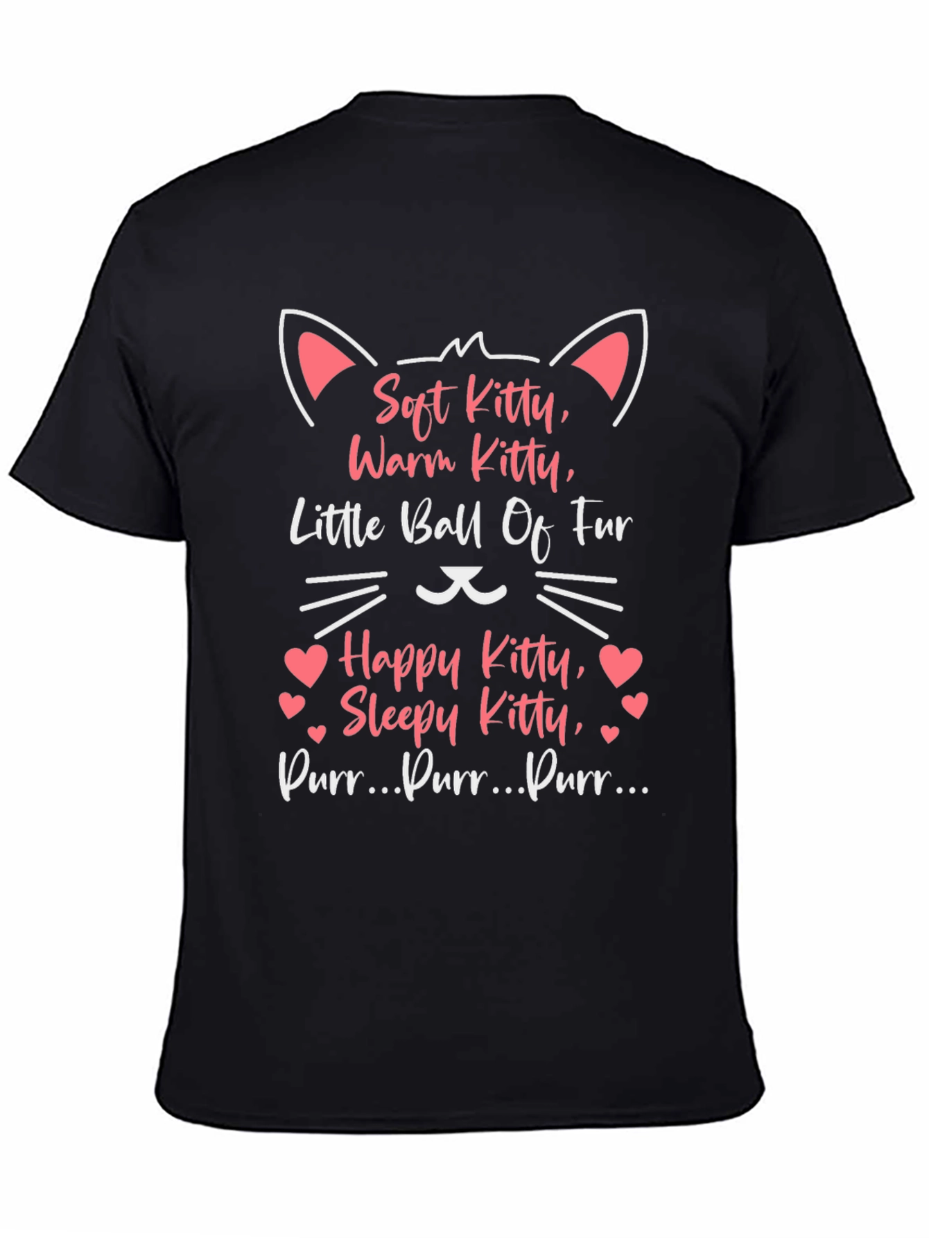 Soft Kitty Black T-Shirt