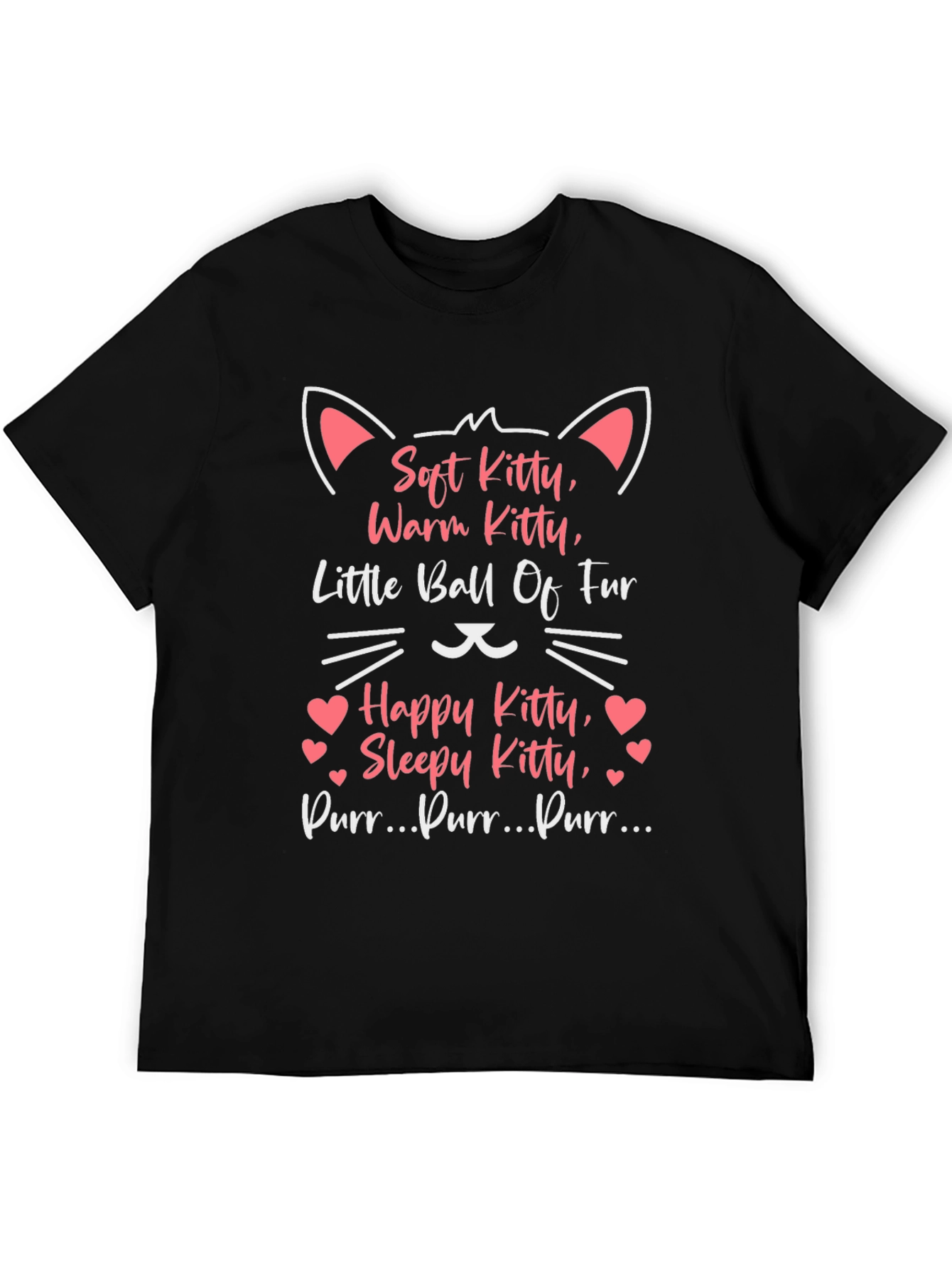 Soft Kitty Black T-Shirt