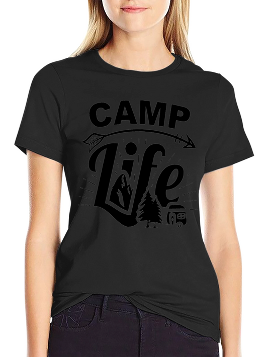 Camp Life Black T-Shirt