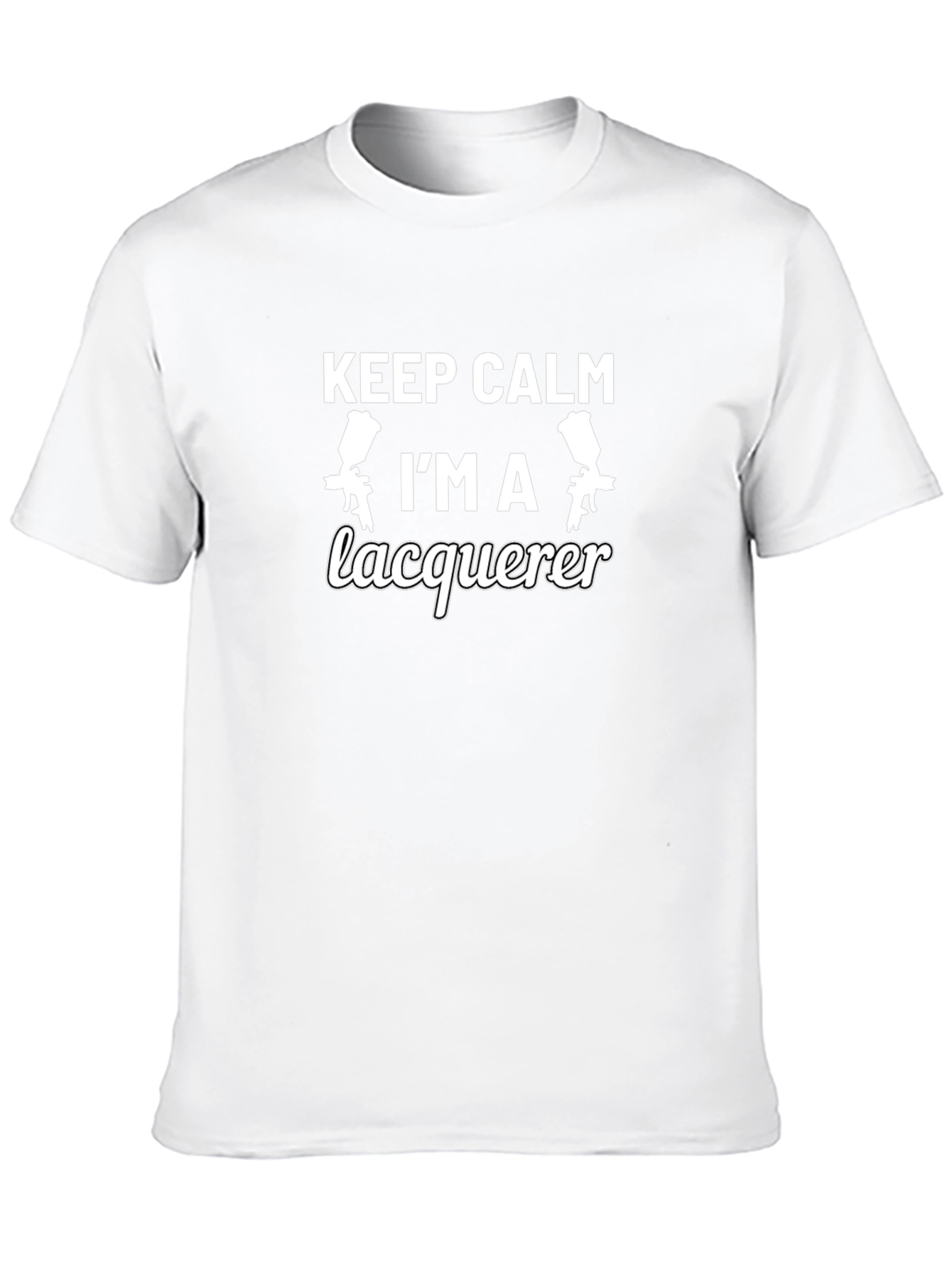 Keep Calm Im a Lacquerer Black T-Shirt