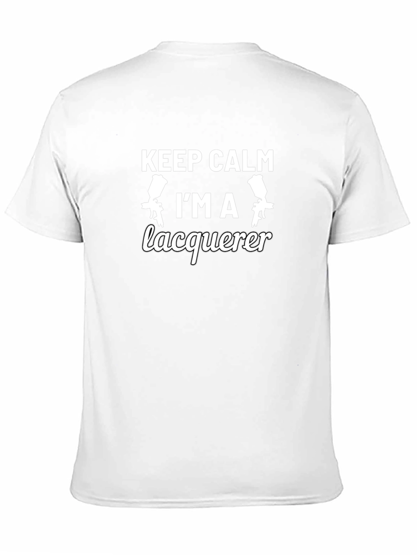 Keep Calm Im a Lacquerer Black T-Shirt