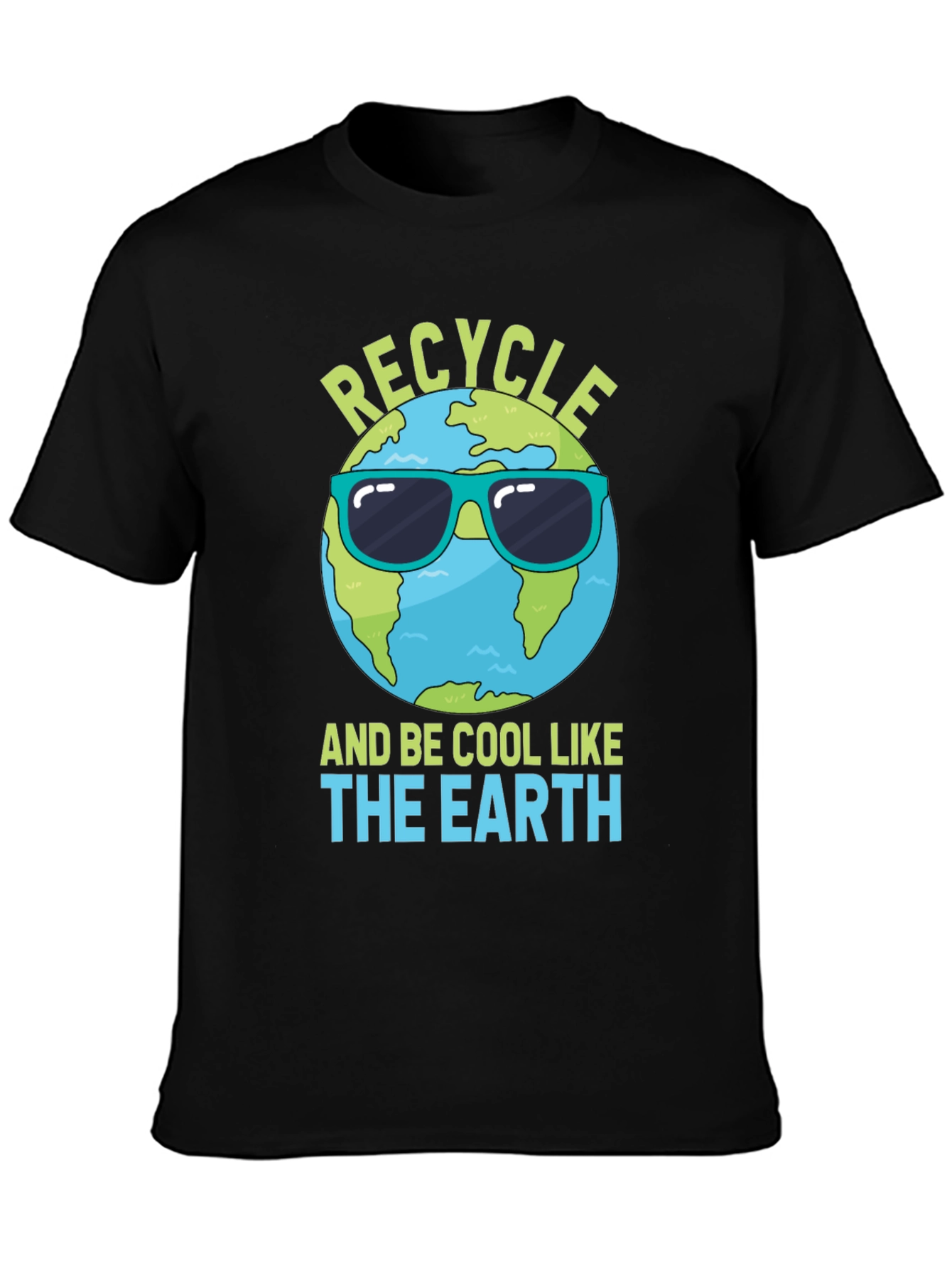 Recycle Earth T-Shirt: Cool Planet Design