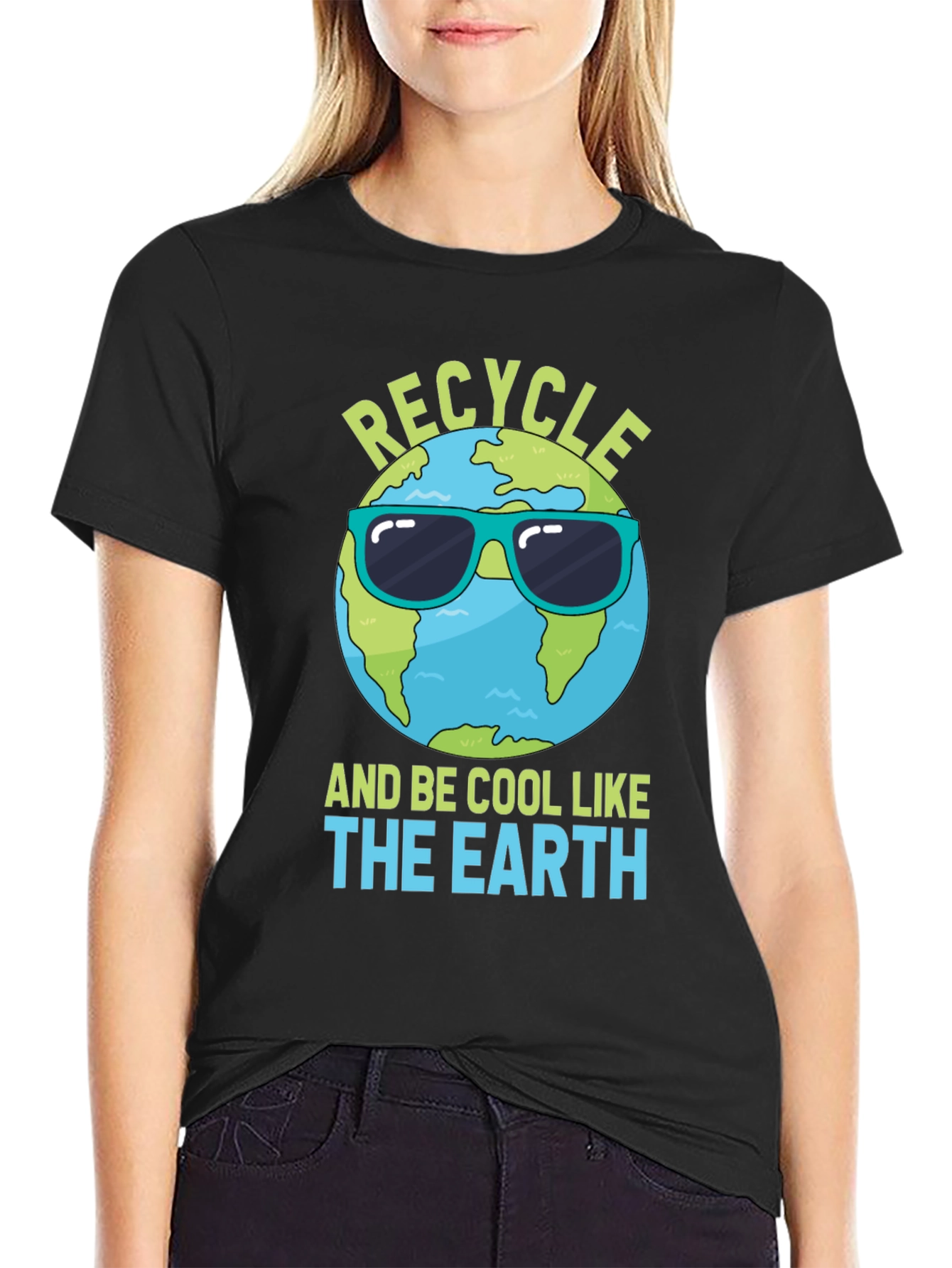Recycle Earth T-Shirt: Cool Planet Design