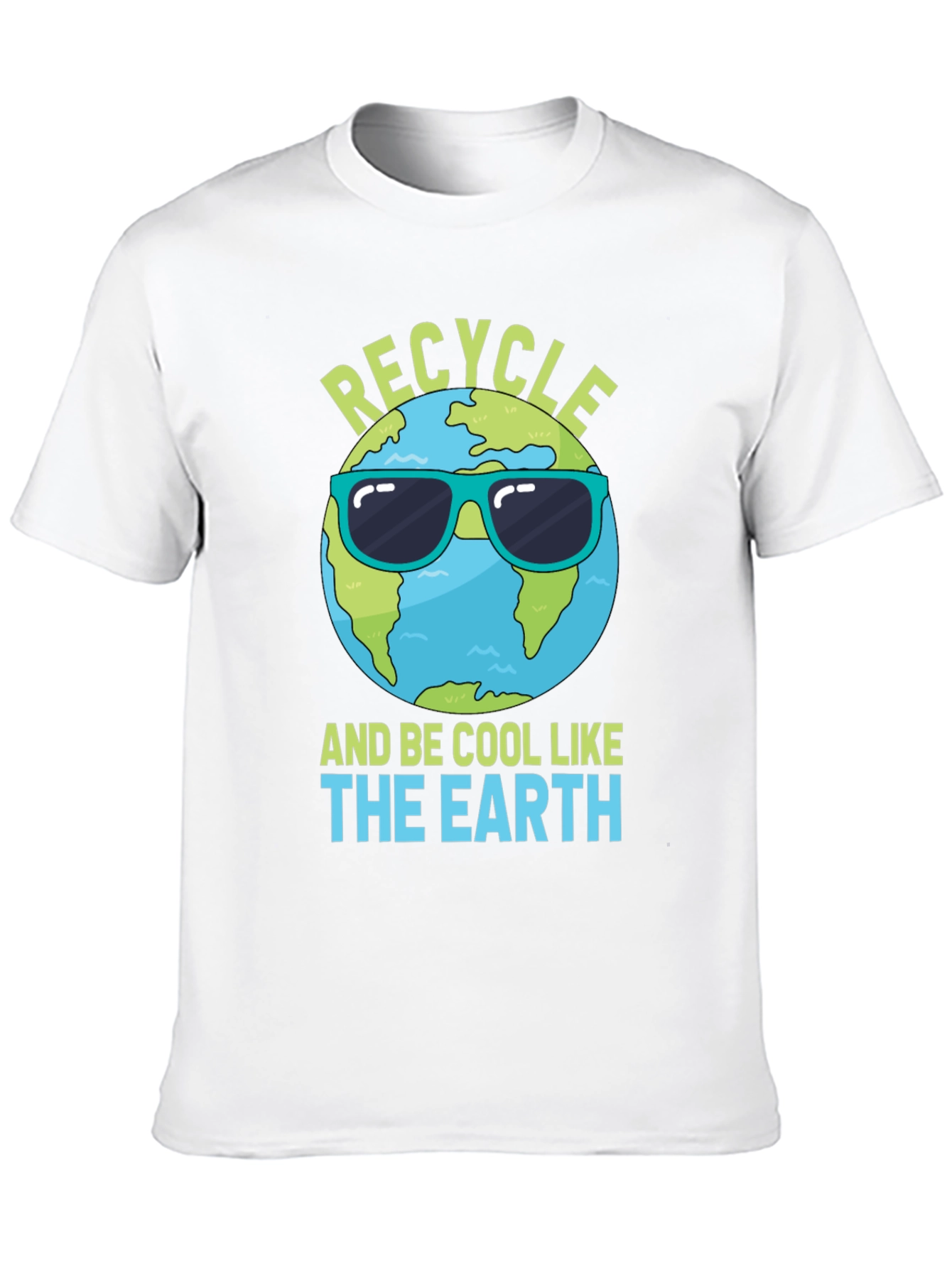 Recycle Earth T-Shirt: Cool Planet Design