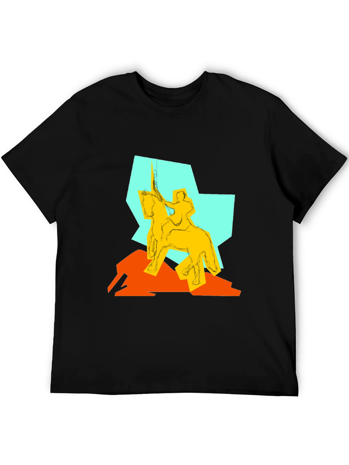 Abstract Knight Graphic Tee