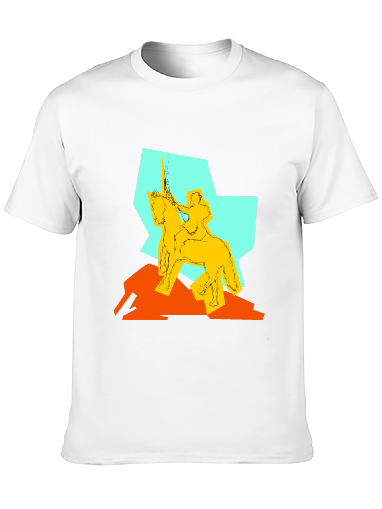 Abstract Knight Graphic Tee