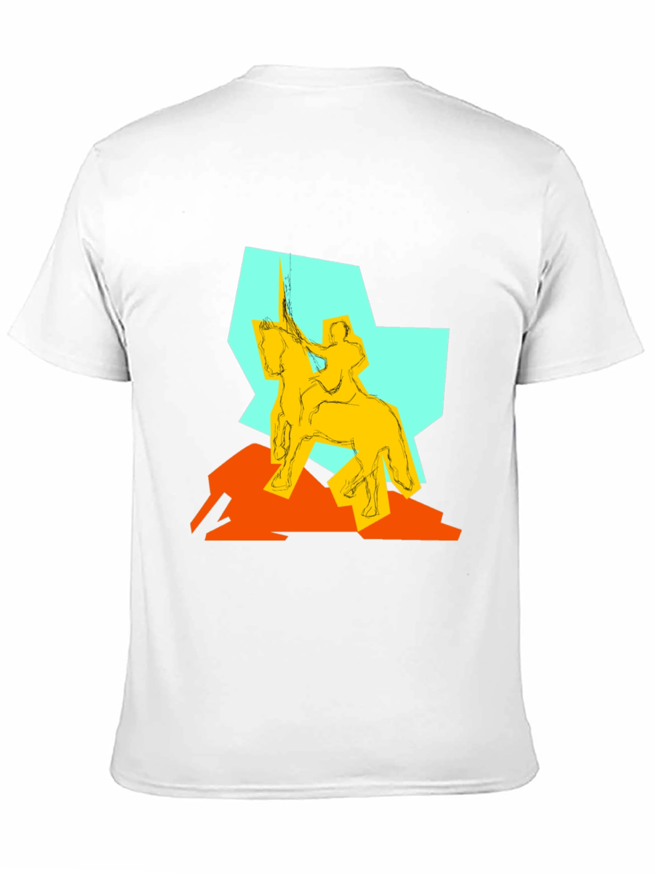 Abstract Knight Graphic Tee