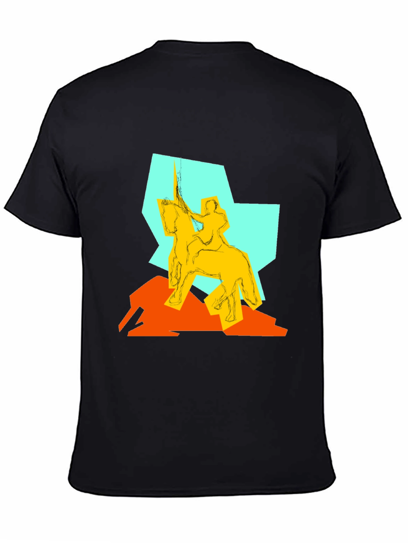 Abstract Knight Graphic Tee