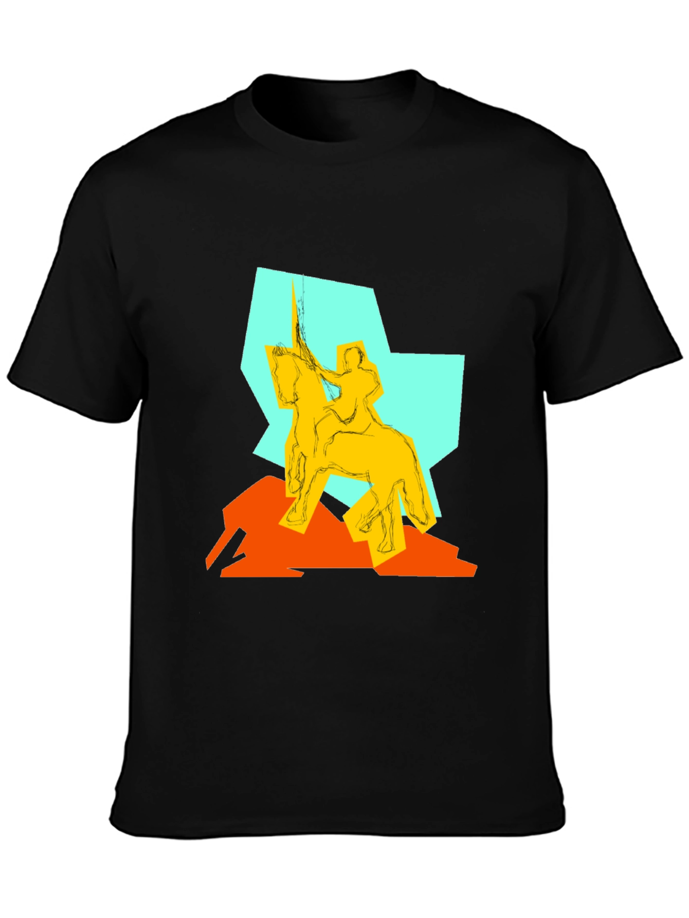 Abstract Knight Graphic Tee