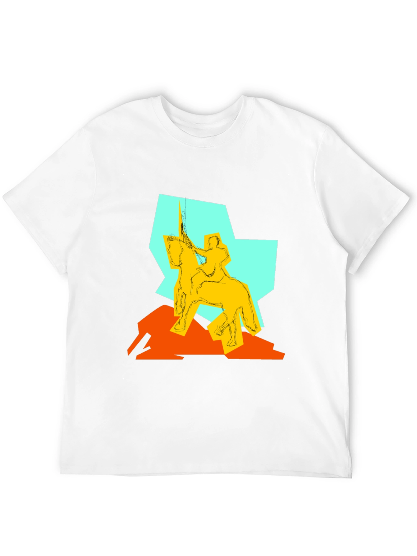 Abstract Knight Graphic Tee