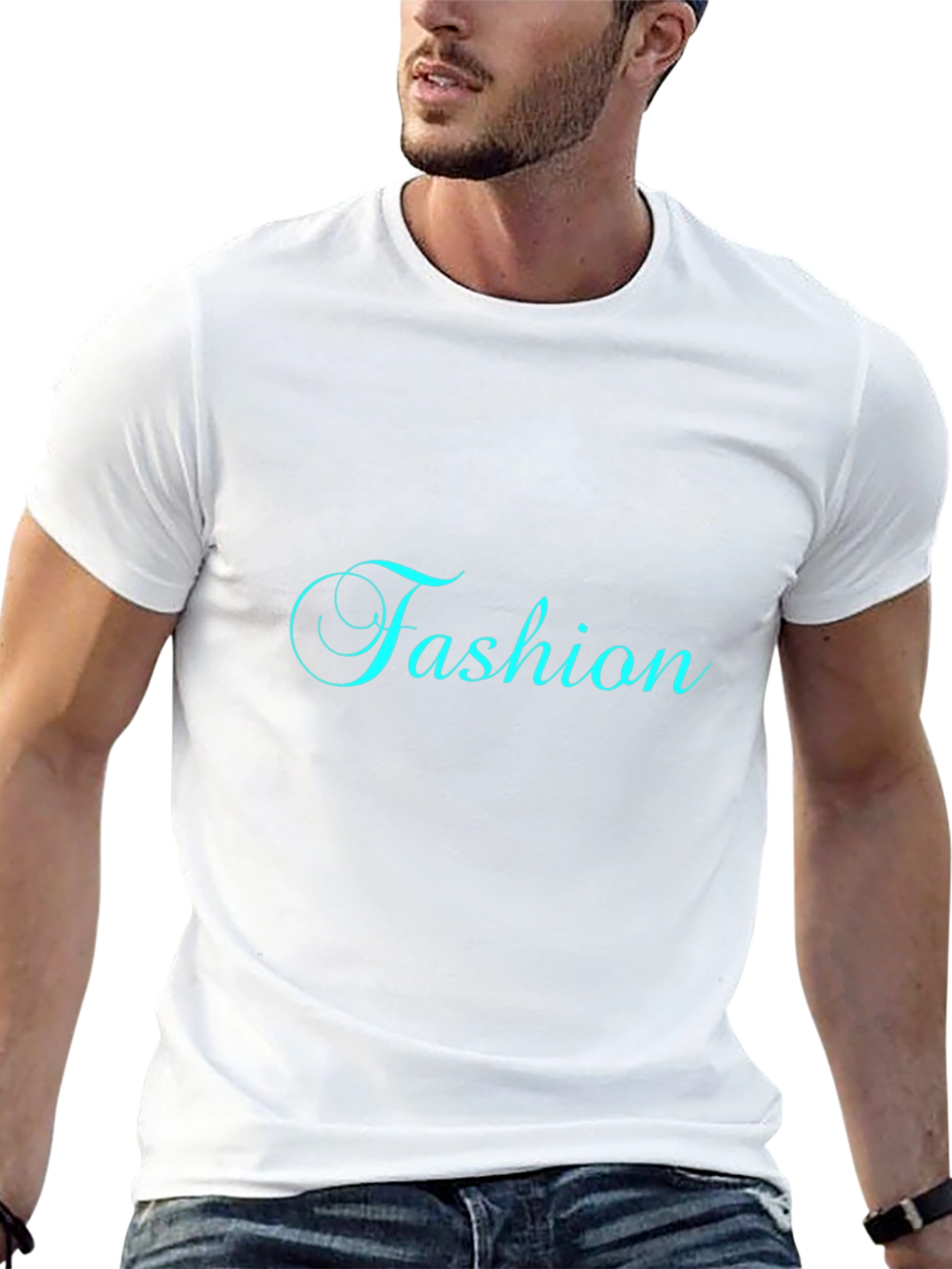 Mens Black Fashion Tee