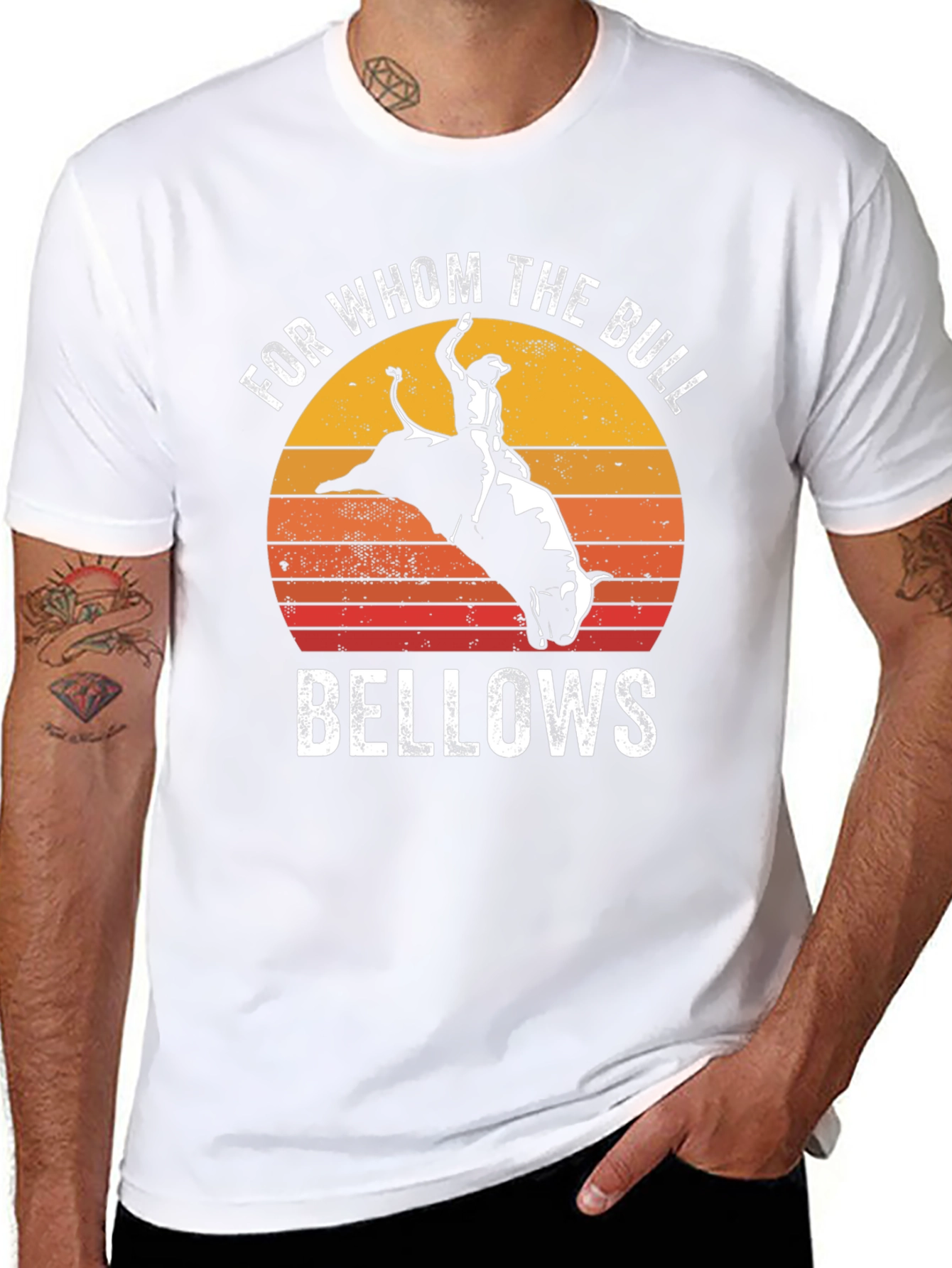 For Whom The Bull Bellows Graphic Tee
