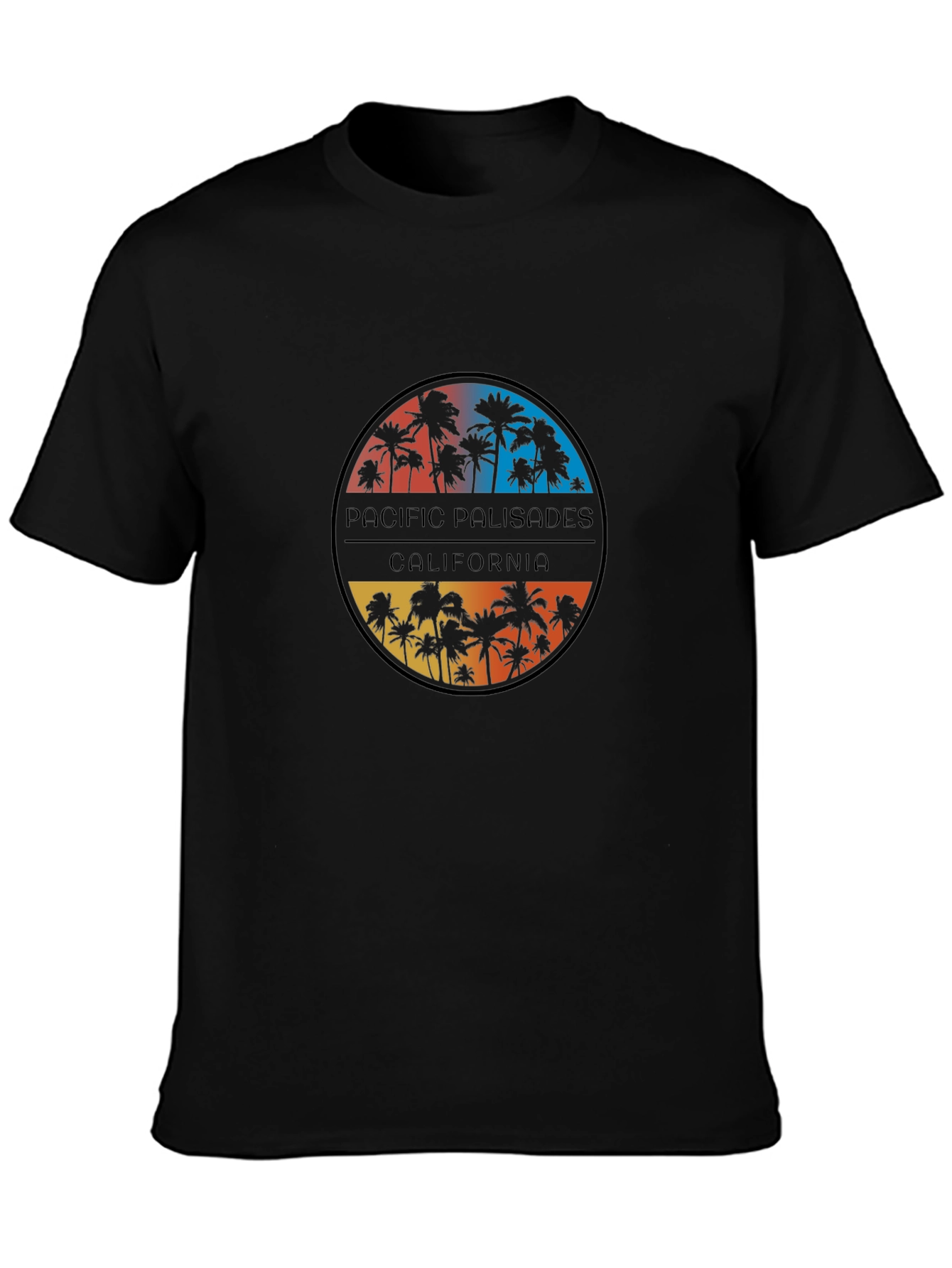 Pacific Palisades California Palm Tree T-Shirt