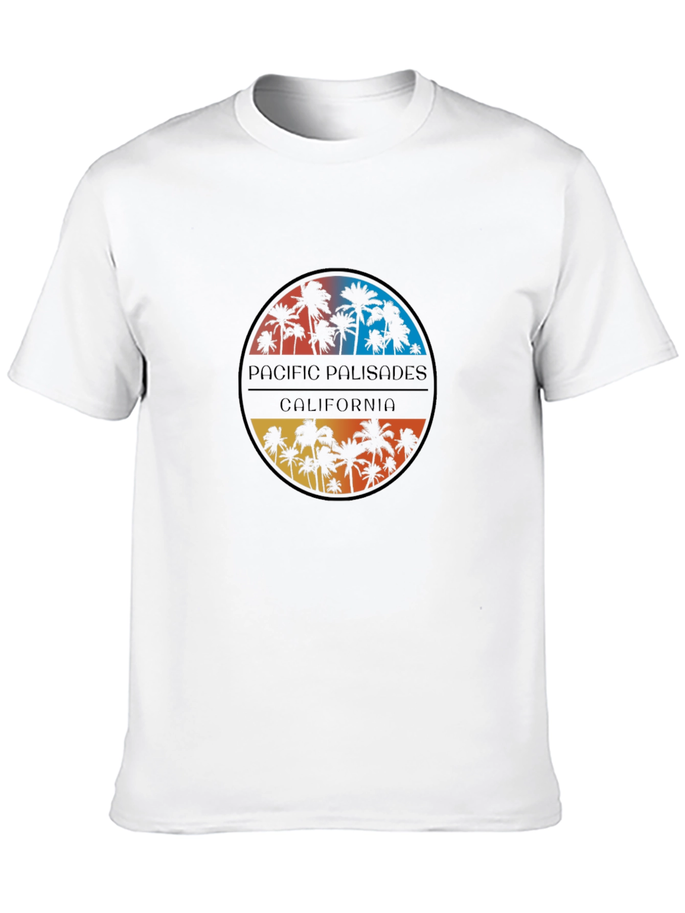 Pacific Palisades California Palm Tree T-Shirt