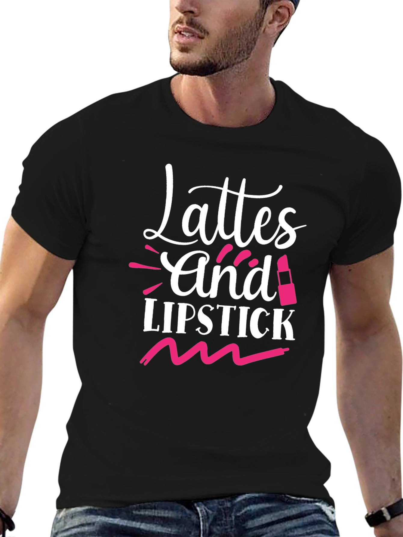 Latte & Lipstick Graphic Tee