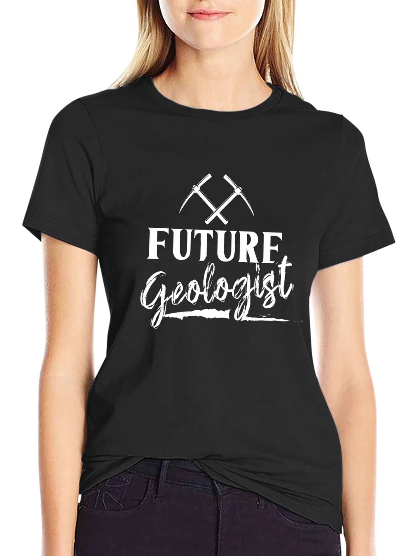 Future Geologist Black T-Shirt - Mining Enthusiast Tee