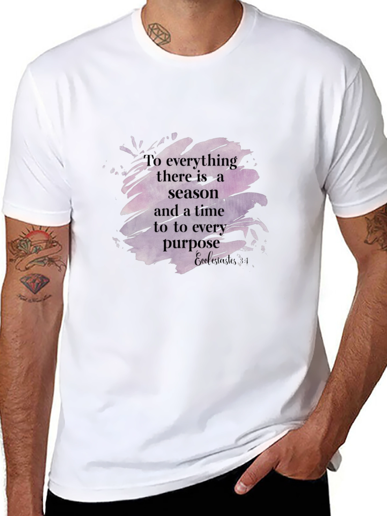Ecclesiastes Inspirational T-Shirt Season Purpose Shirt