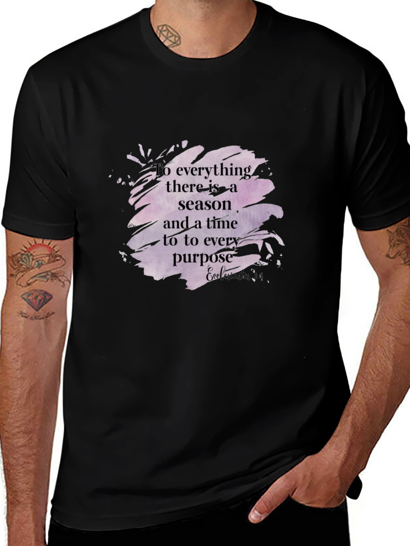 Ecclesiastes Inspirational T-Shirt Season Purpose Shirt