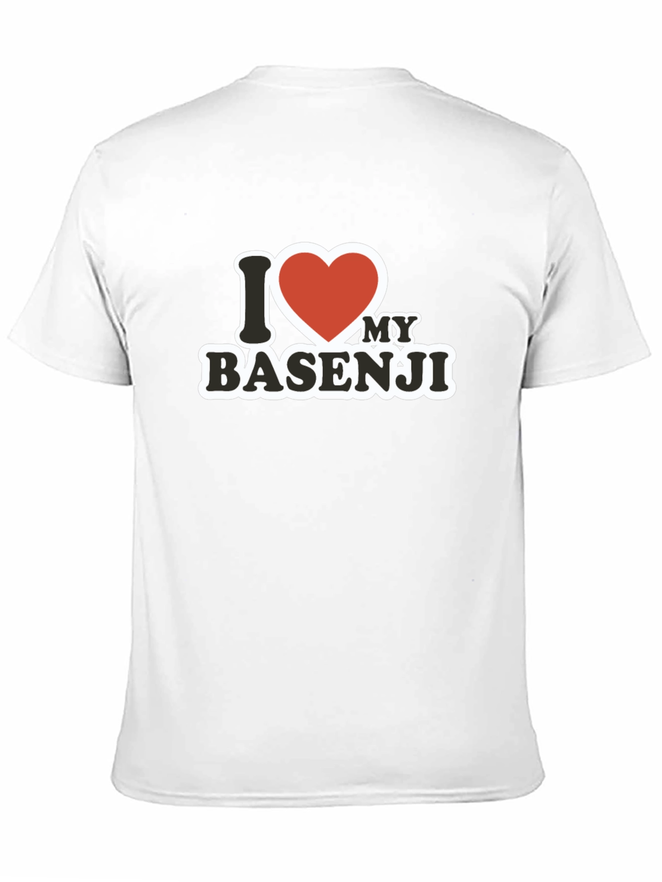 I Love My Basenji T-Shirt - Black