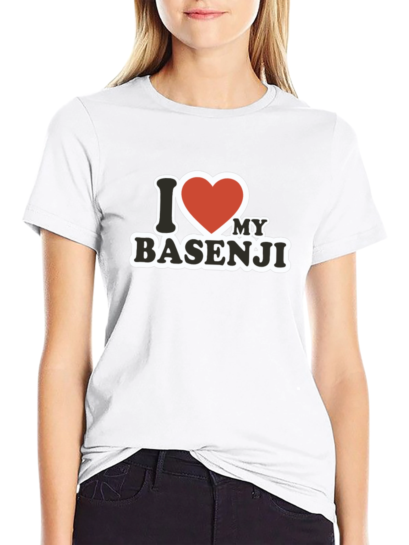 I Love My Basenji T-Shirt - Black