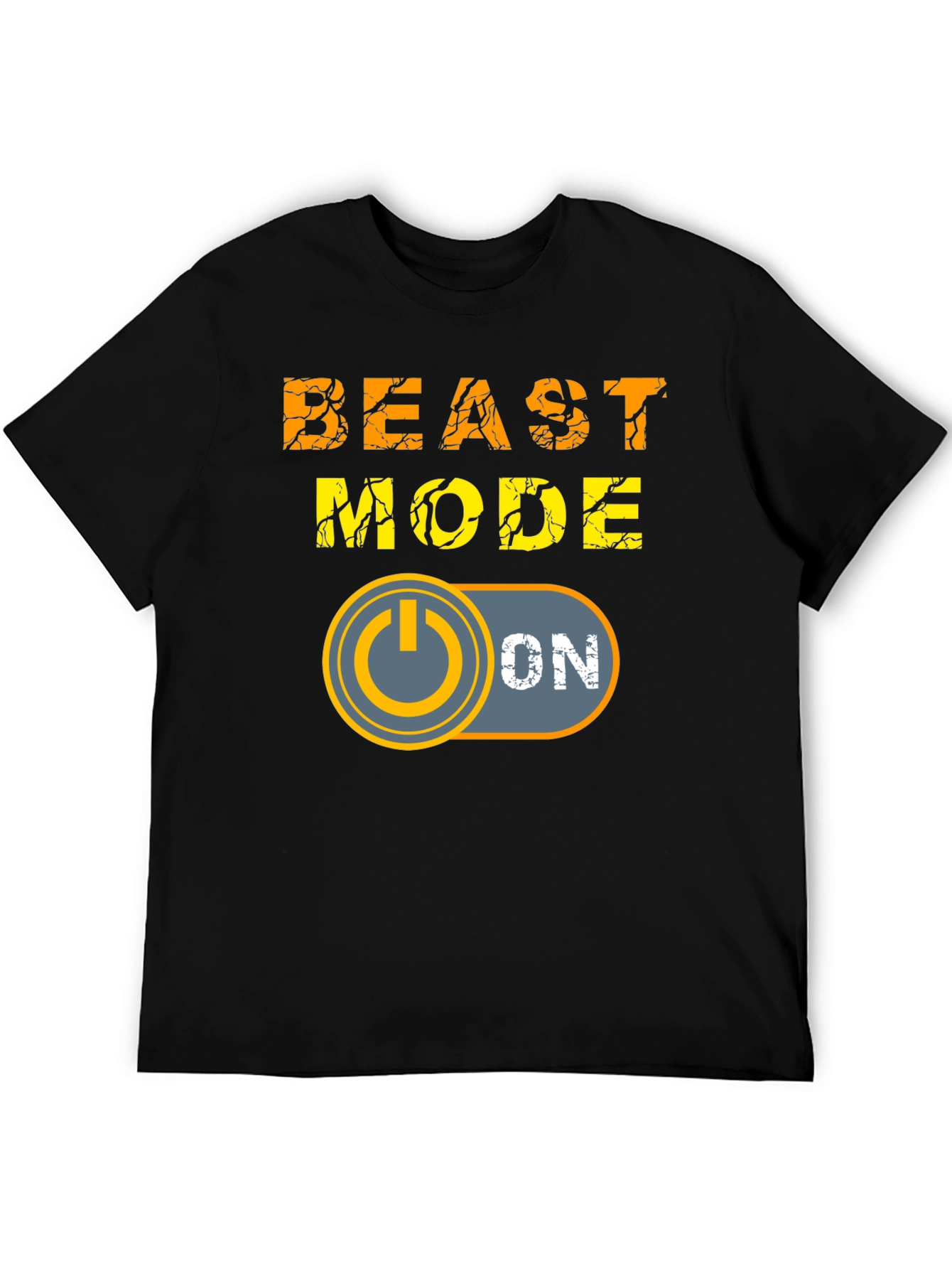 Beast Mode On T-Shirt - Black Graphic Tee