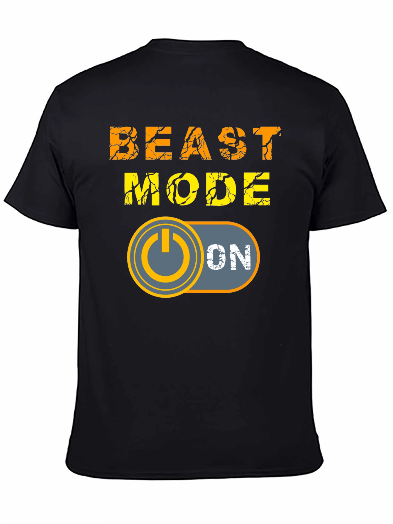 Beast Mode On T-Shirt - Black Graphic Tee