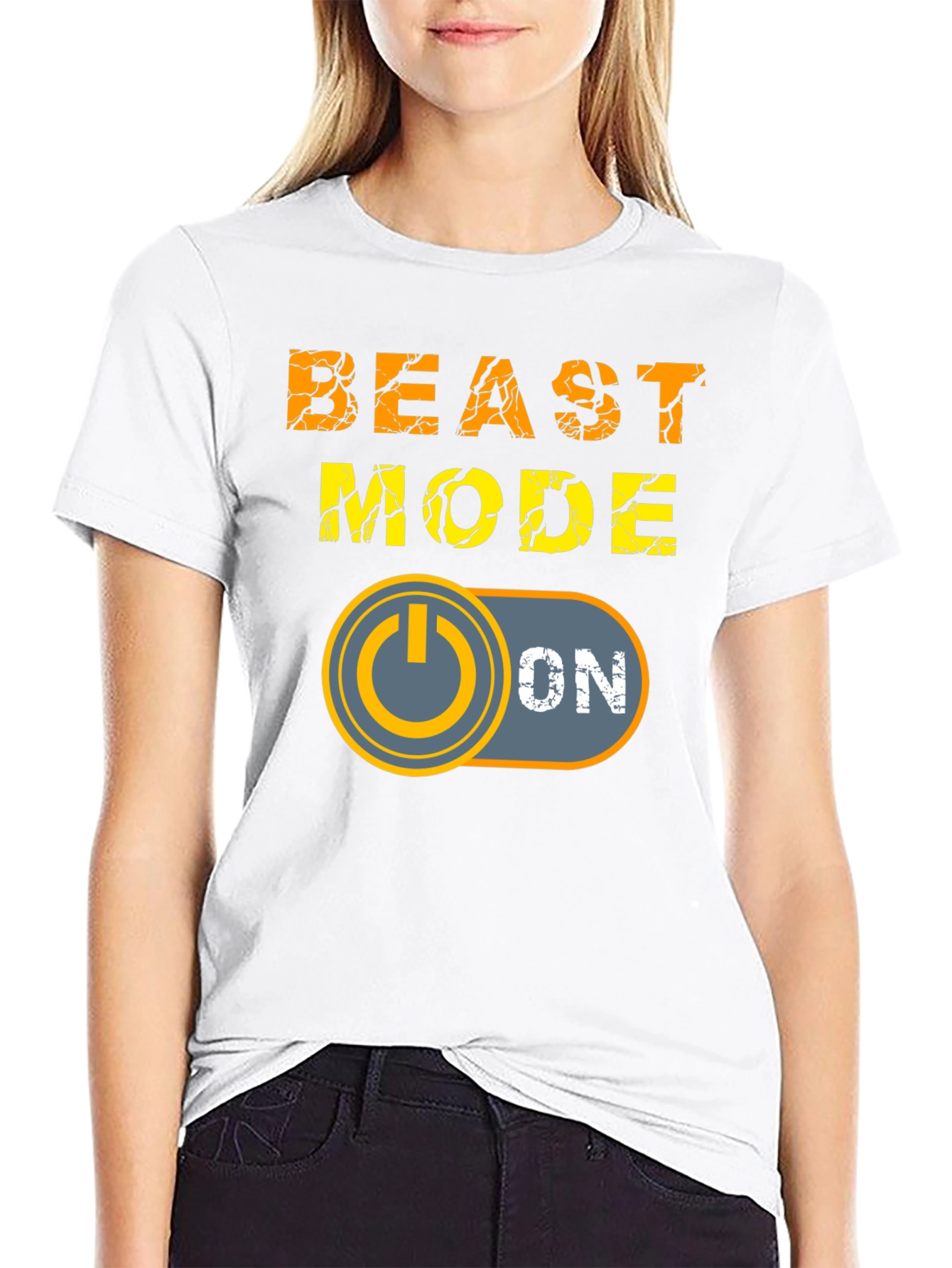 Beast Mode On T-Shirt - Black Graphic Tee