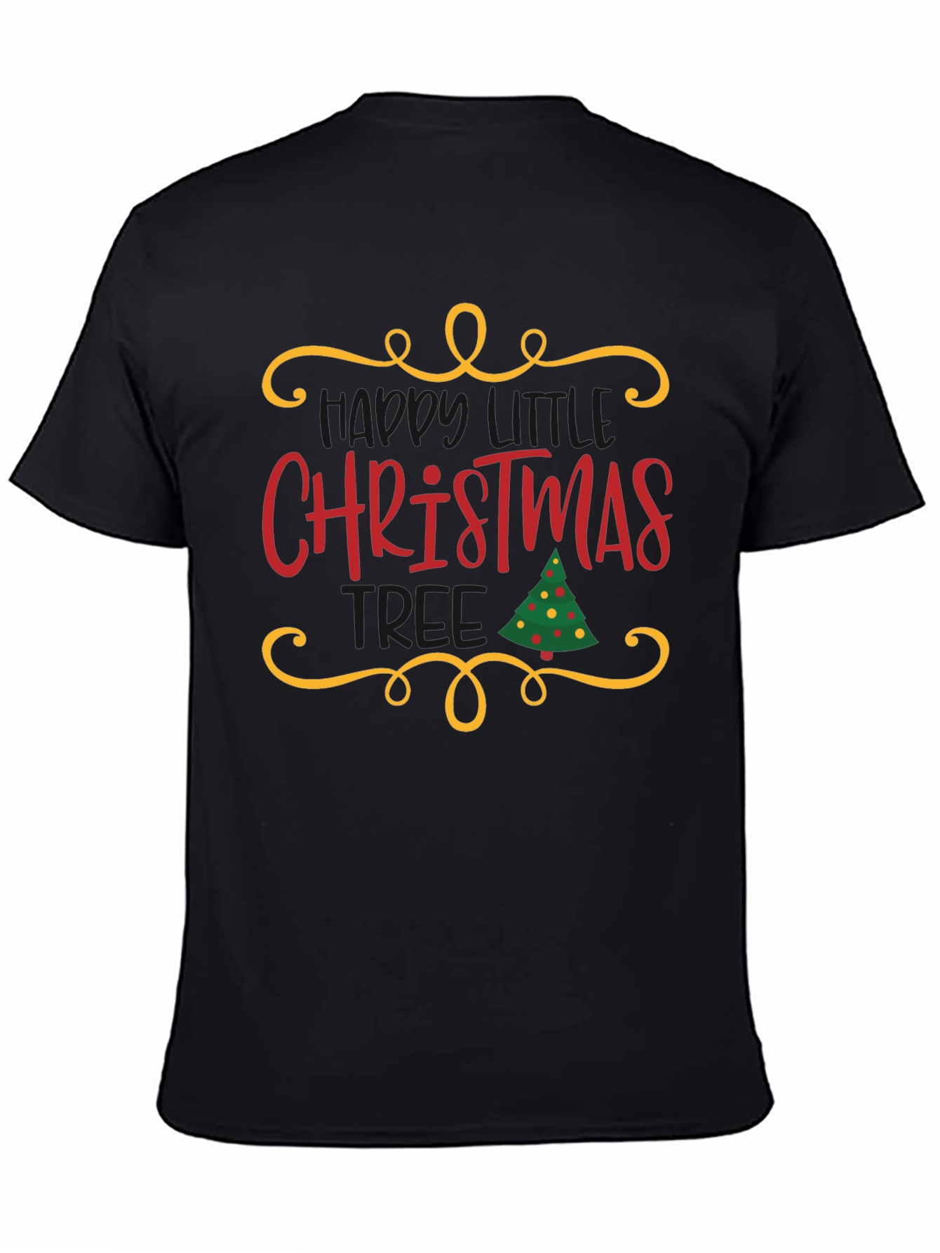 Merry Christmas Tree Graphic Tee