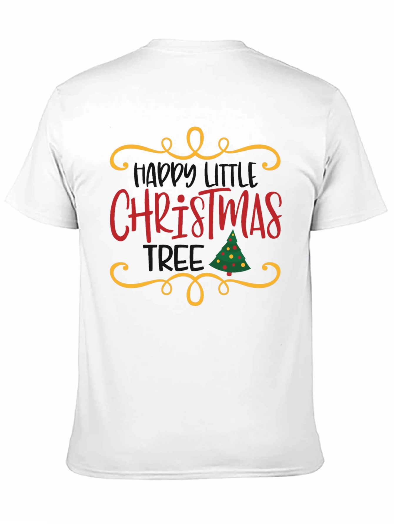 Merry Christmas Tree Graphic Tee