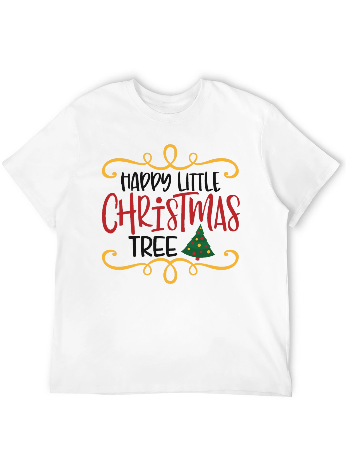 Merry Christmas Tree Graphic Tee